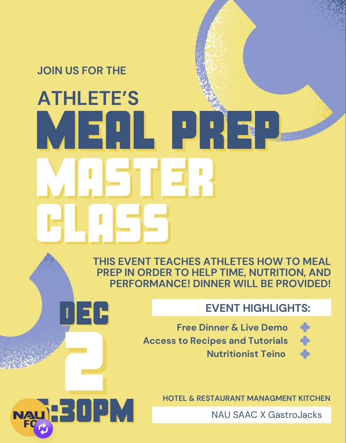 Athlete Meal Prep Masterclass