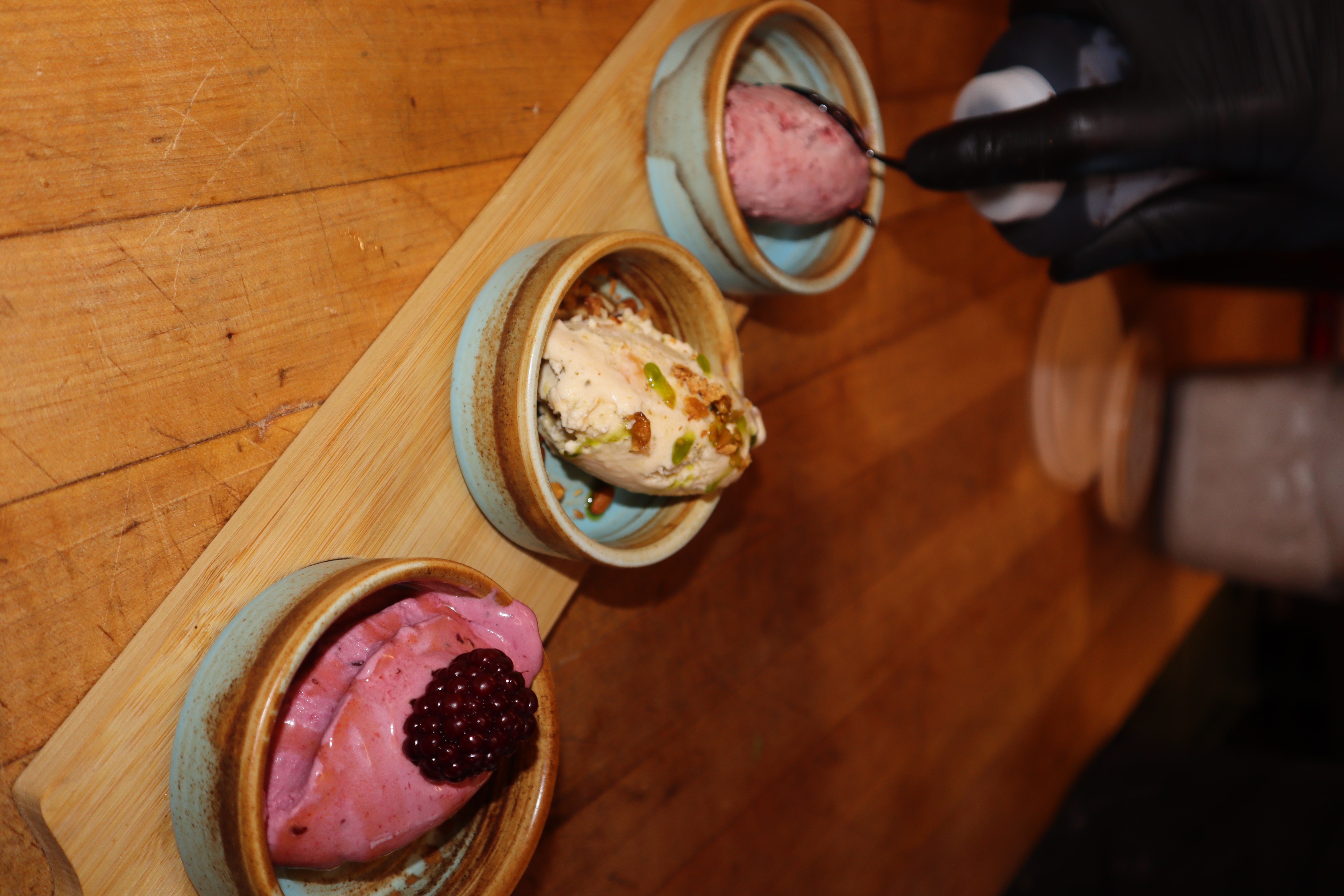 Stone Fruit Gelato Flight