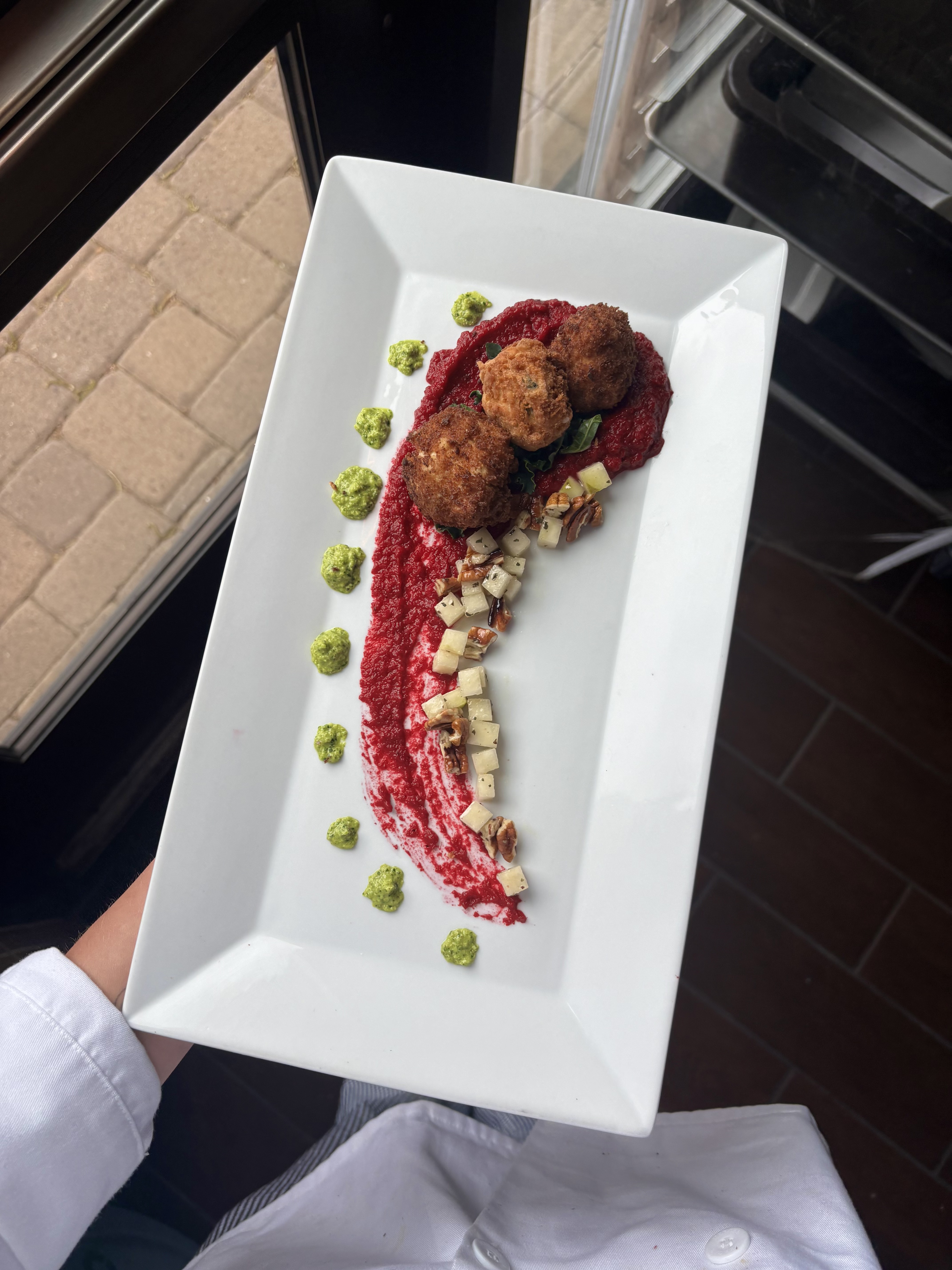 Chicken Croquettes competition plate